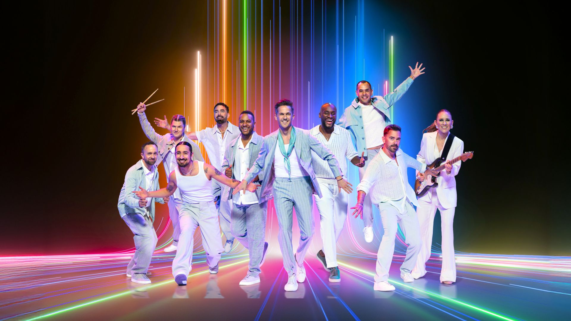 Medlemmarna i showen "a show larger than life"